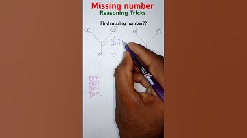 Missing Number Reasoning Short Tricks in hindi| SSC MTS CGL CHSL RRB|| #ssc #reasoning #shorts #reel
