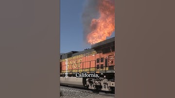 A DIESEL LOCOMOTIVE almost CAUSED A WILDFIRE
