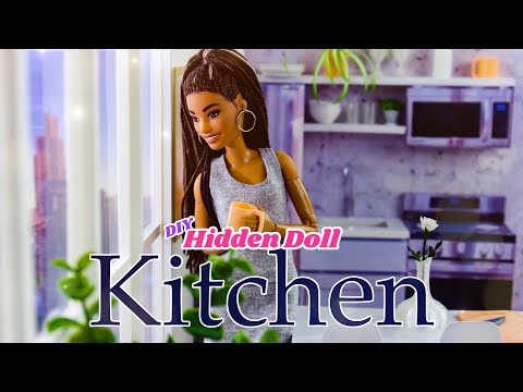 DIY - How to Make: Hidden Doll Kitchen 