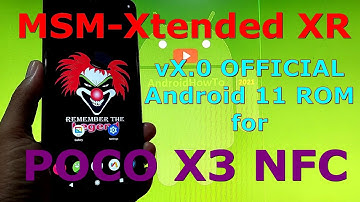 MSM-Xtended XR vX.0 OFFICIAL for Poco X3 NFC (Surya) Android 11