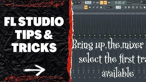 FL Studio Tips & Tricks - Assigning Multiple Tracks To The Mixer and Adding Colors