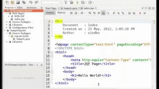 Integrating an Applet in a Web Application - Hindi