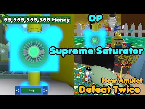 I Got The Supreme Saturator Defeat Stump Snail Twice Cost 55 Bil Honey Bee Swarm Simulator Youtube - snail boss defeated new amulet roblox bee swarm