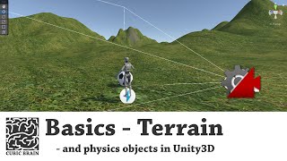 Basic Unity setup - Terrain - and physics objects in Unity3D