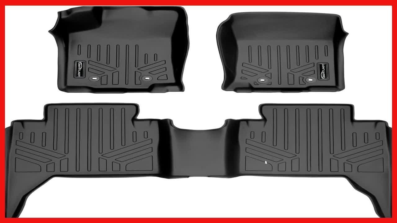SMARTLINER All Weather Floor Mats With Custom Fit Protection And Modern Interior Style