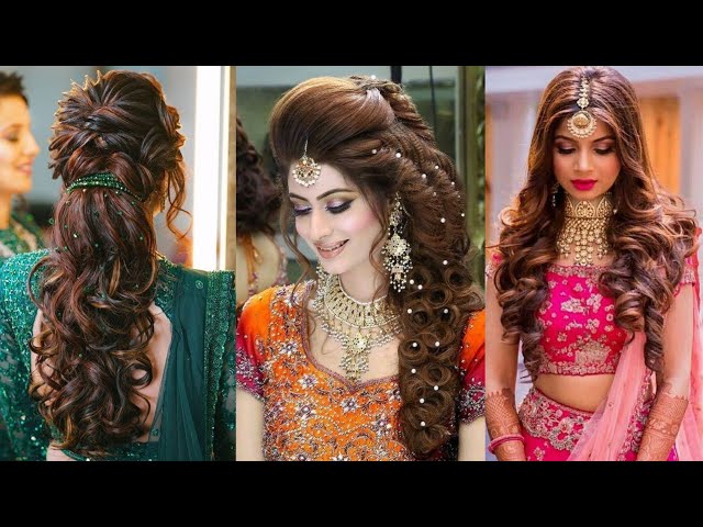 Elegant South Indian Bride Reception Hairstyle