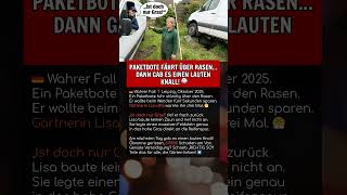 PAKETBOTE FÄHRT ÜBER RASEN... DANN GAB ES EINEN LAUTEN KNALL! 🪨