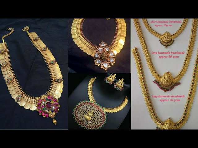 Kasula peru latest jewelry designs - Page 11 of 19 - Jewellery Designs |  Gold jewellery design necklaces, Gold fashion necklace, Gold necklace  designs