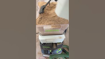 FESTOOL dust extraction works #woodworking #festoolme #diy #tools