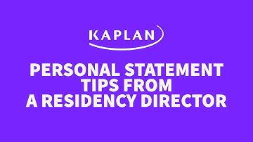 Personal Statement Tips from a Residency Director