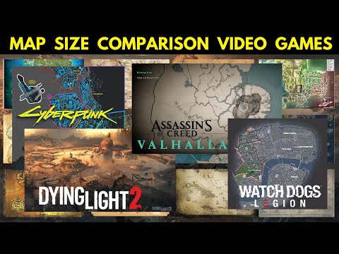 Map Size Comparison in Video Games | With Gameplay