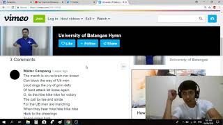 University Of Batangas HYMN LEGIT kaso lasing ang singer natin