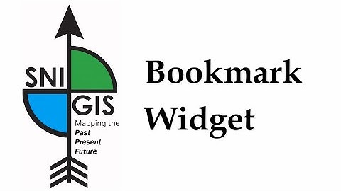 3)  SNI-GIS: Bookmark Widget