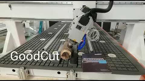 GoodCut 4 Axis CNC Router with 180 Degree Swinging Spindle  Leadshine servo motor for 3D Engraving