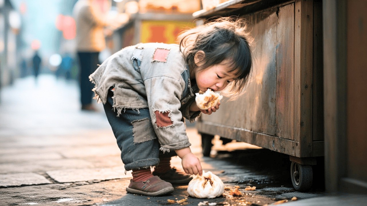 小乞丐撿髒包子果腹，豪門總裁意外相救，竟發現是失散多年的親女兒，逆襲人生從此開啟！ # 反轉 #短劇 #逆襲