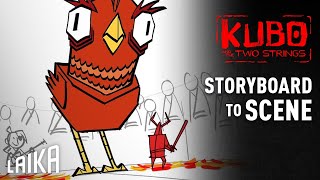 ”If You Must Blink, Do It Now” Storyboard To Scene — Kubo And The Two Strings | Laika Studios