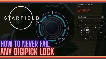 Starfield Easy Lockpicking/Digipicking Guide ~NEVER WASTE A DIGIPICK EVER AGAIN! SUPER EASY TIP!~