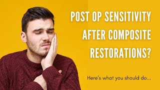 Post op sensitivity after composite restoration | Immediate Dentin Sealing