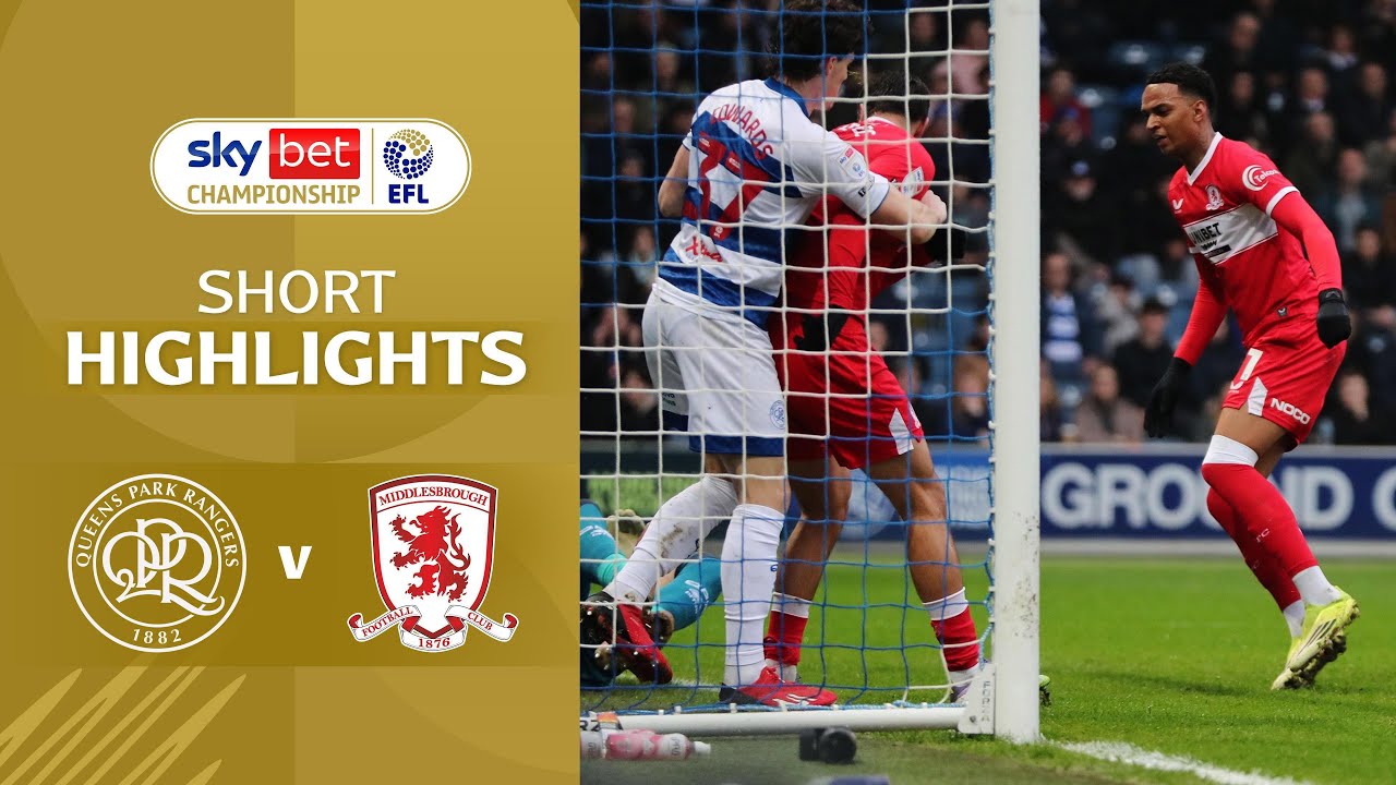 [Highlight] EFL Championship : QPR vs Middlesbrough (08-03-69)