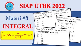 SIAP UTBK 2022 || MATERI INTEGRAL || TKA Saintek #utbk2023