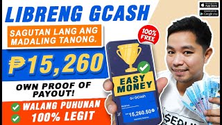 1 DAY PAYOUT NA FREE GCASH ₱15,260  | SAGOT NG BASIC MATH ATBP | 101% LIBRE AT LEGIT QUICK PAYOUT