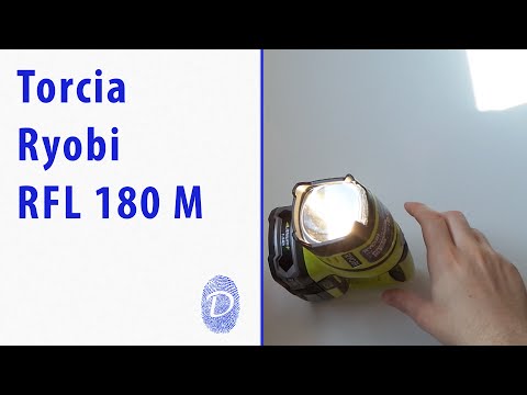 Torcia Ryobi RFL180M -- l'unboxing di DIGIDAhobby