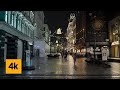 Walking in the Rain Oslo, Norway (Relaxing Binaural Rain Sounds for Sleep) 4k ASMR