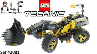 Lego Technic 42081 Volvo Concept Wheel Loader ZEUX Speed Build