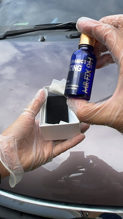 Review How to Use 9H NANO CERAMIC COATING 'MR FIX' #shorts