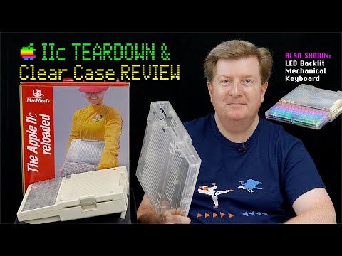 Apple IIc Teardown & MacEffects Clear Case REVIEW