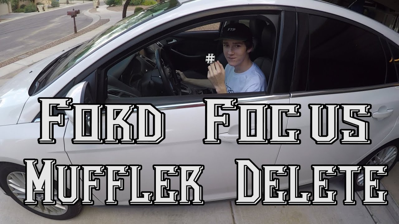 2014 Ford Focus Muffler Delete - YouTube