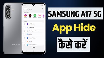 how to hide apps in samsung galaxy a17 5g | samsung a17 app hide kaise kare setting 
