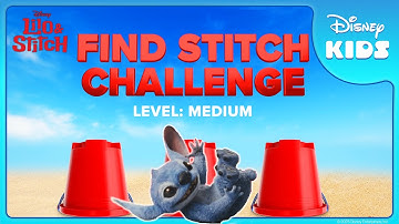 Where is Stitch? 🔍 Level: MEDIUM | Lilo & Stitch | @disneykids