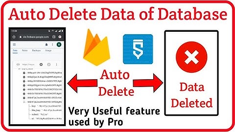 Auto Delete Data from Database | Automatic Delete items from Firebase listview in Sketchware Apps