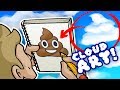The CLOUD ART Challenge! - Drawing CARTOONS from Cloud Shapes!