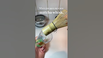 What to do with your new matcha whisk #chasen #matcha