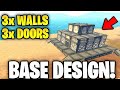 AMAZING BASE DESIGN 2025 WITH 3x WALLS 3x DOORS (FULL TUTORIAL) - Last Island of Survival