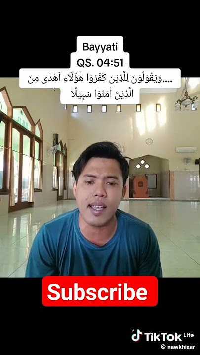 qiroat yang viral Qur'an surat An-nisa ayat 51