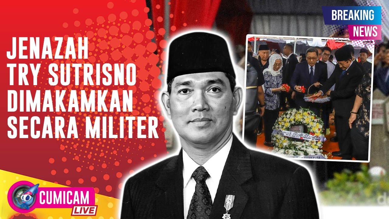 BREAKING NEWS! Suasana Pemakaman Wapres ke 6 RI Try Sutrisno di TMP Kalibata