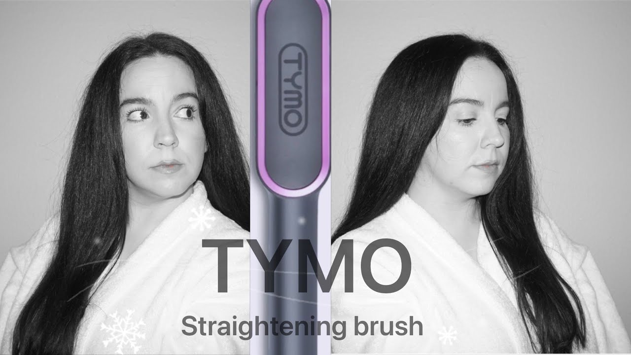 Hair Styling with TYMO hair straightening Brush