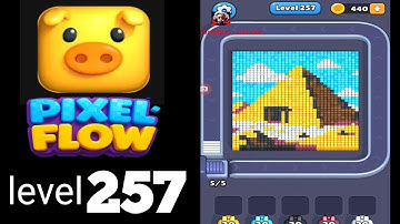 Pixel Flow level 257 Walkthrough Solution