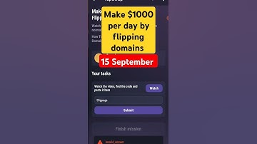 Make $1,000 per a day by flipping domains ! Tapswap Code ! How To Make $1,000 per A Day by Flipping