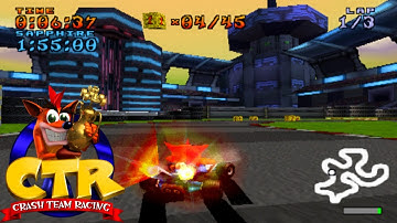 Crash Team Racing (PS1) 101% - Part 31 - Slide Coliseum