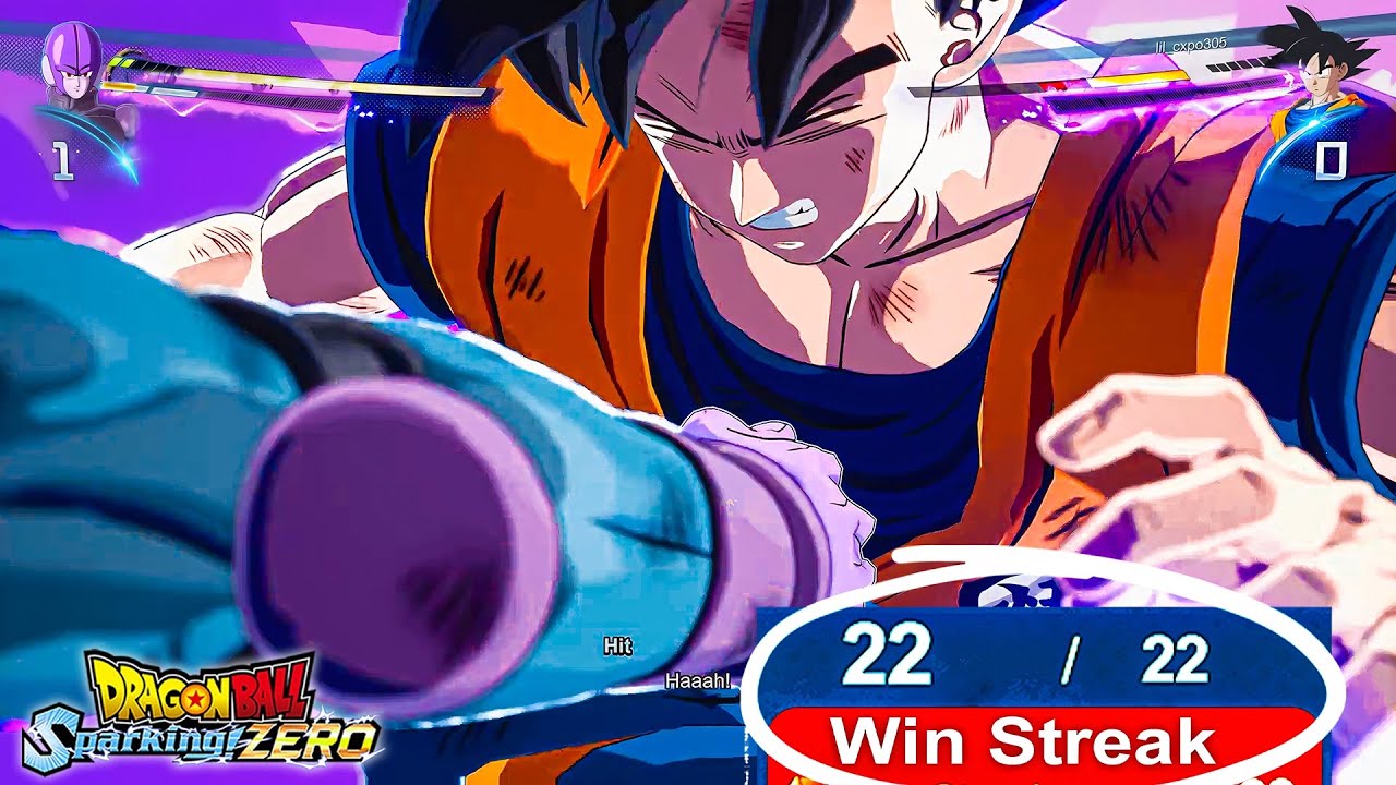 Going On A 22 Win Streak In Dragon Ball Sparking Zero Online Matches (1st Gameplay Attempt)