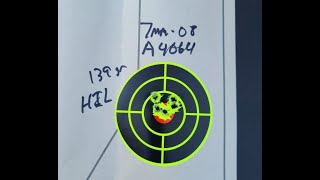 7mm-08 Chrono - Accurate 4064 and 139 Grain Hornady Interlock Bullets