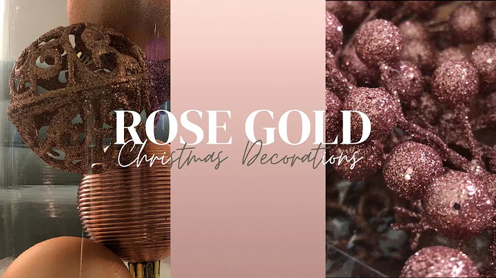 Rose Gold Christmas Decorations | Holiday Ideas