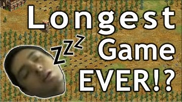 The Longest AoE2 Game Ever!