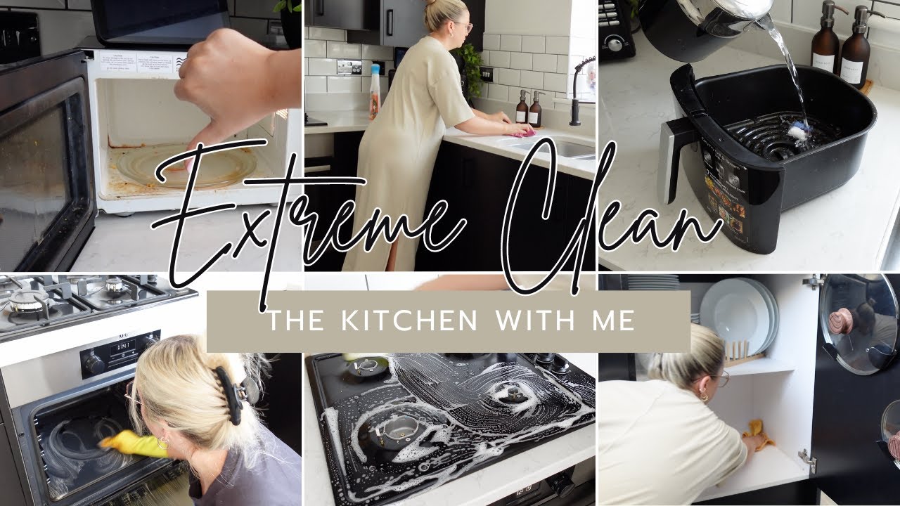 NEW EXTREME CLEANING MOTIVATION ‼️ DEEP CLEAN THE ENTIRE KITCHEN WITH ...