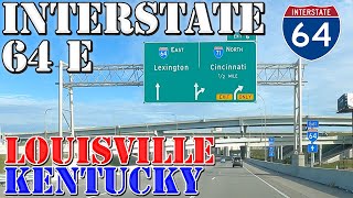 I-64 East - Louisville to Lexington - Kentucky - 4K Highway Drive