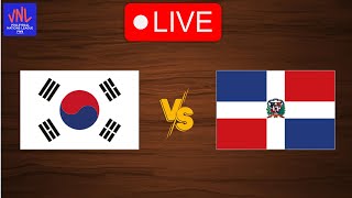 Live: South Korea vs Dominican Republic | FIVB Volleyball Women's Nations League 2024 | Live